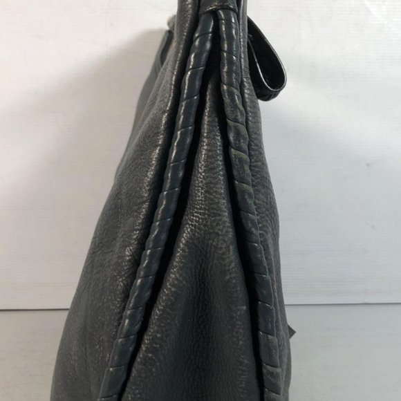 Nina Ricci Womens Sac Hobo Shoulder Handbag Navy Leather Vintage Detail Italy - Picture 3 of 7